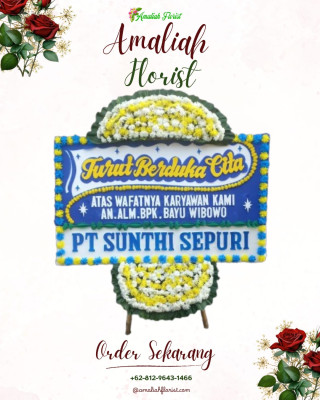 Papan Bunga Duka di Bojongsari Baru