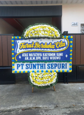 Papan Bunga Duka di Bojongsari Baru
